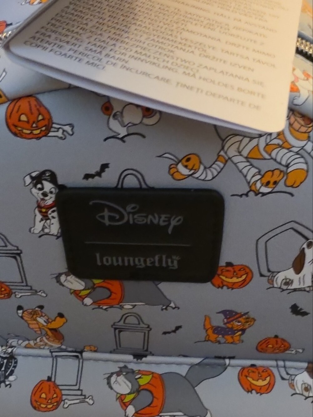 Loungefly Disney Dogs Graveyard Backpack NWT. - Picture 2 of 13